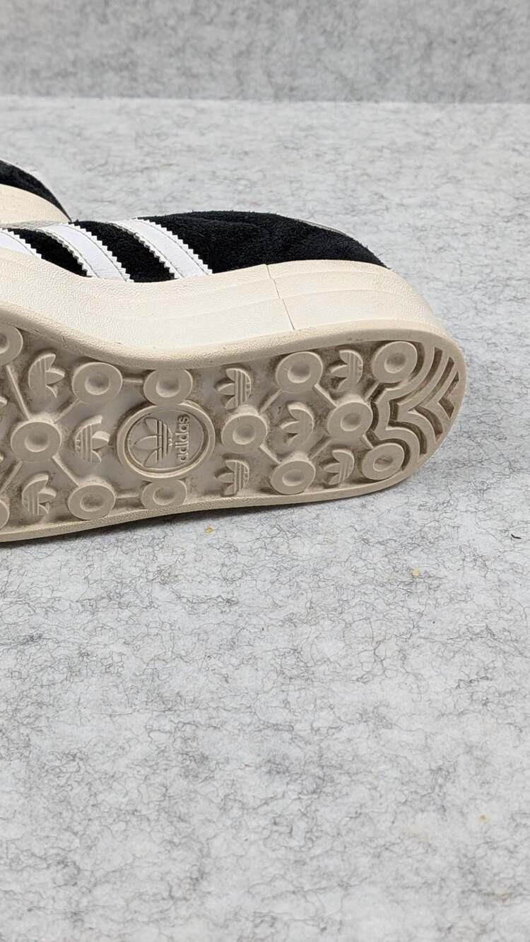 Adidas Gazelle Bold Core Black White Athletic Sneakers 6.5 - Picture 7 of 13